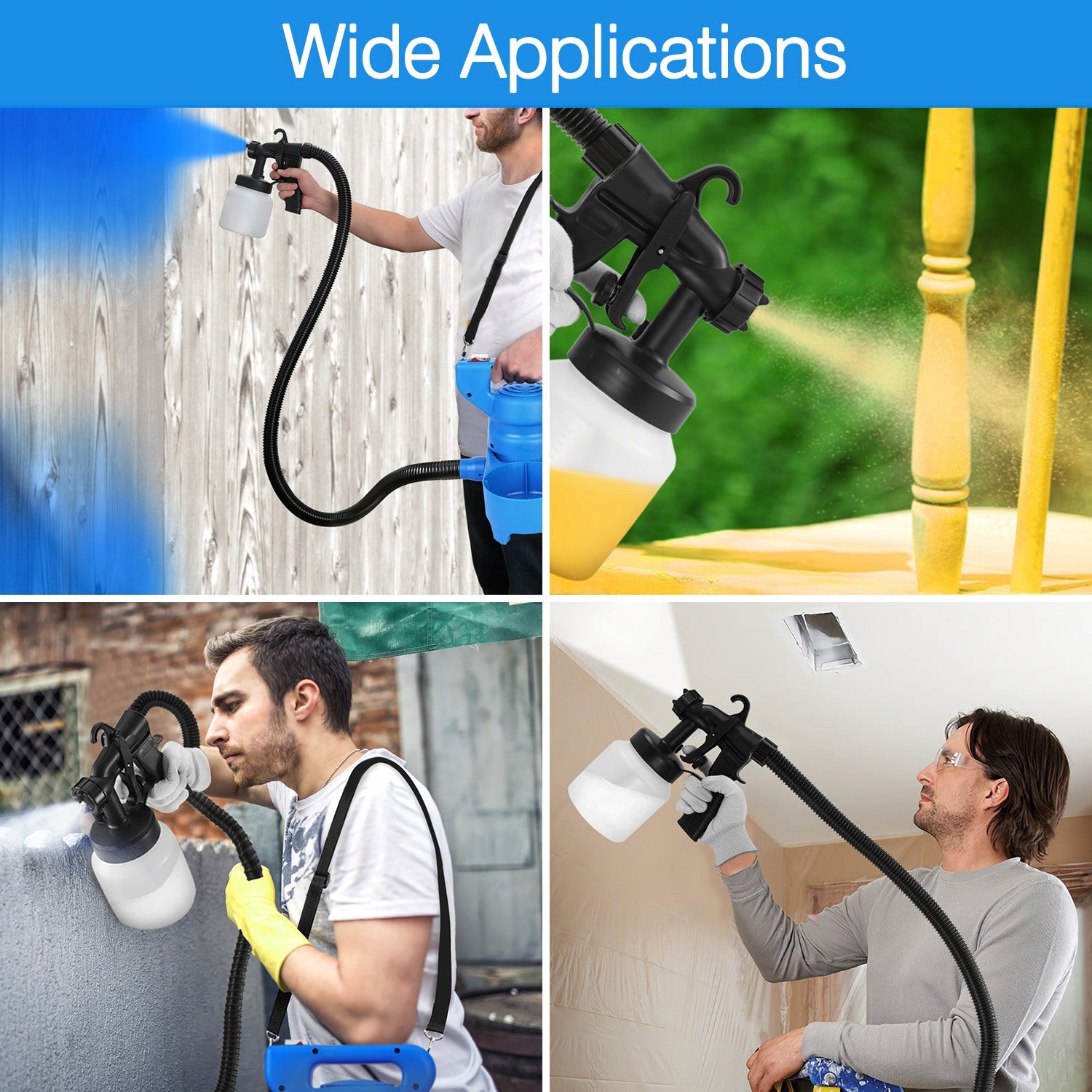 Electric paint sprayer product dimensions